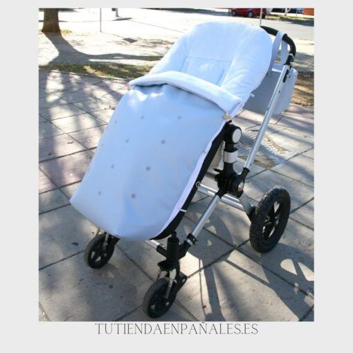 Saco silla universal polipiel bordada DALIA con forro polar - Imagen 5