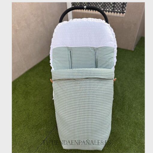 Saco silla universal CUADRO VICHY CON PLUMETI - Imagen 3
