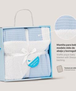 Manta NIDO ABEJA Borreguillo InterBaby