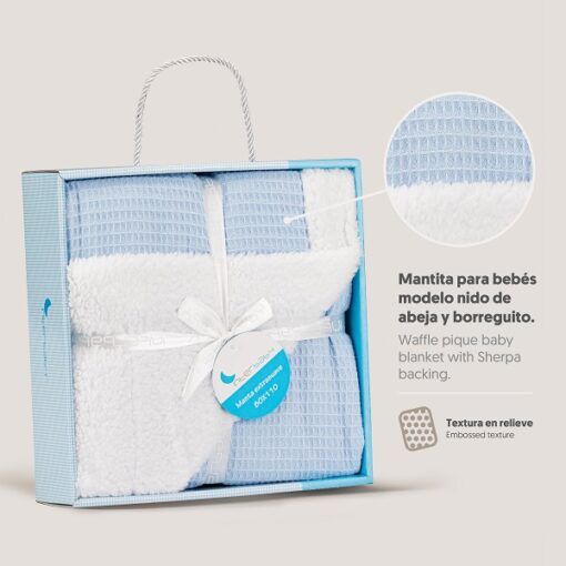 Manta NIDO ABEJA Borreguillo InterBaby