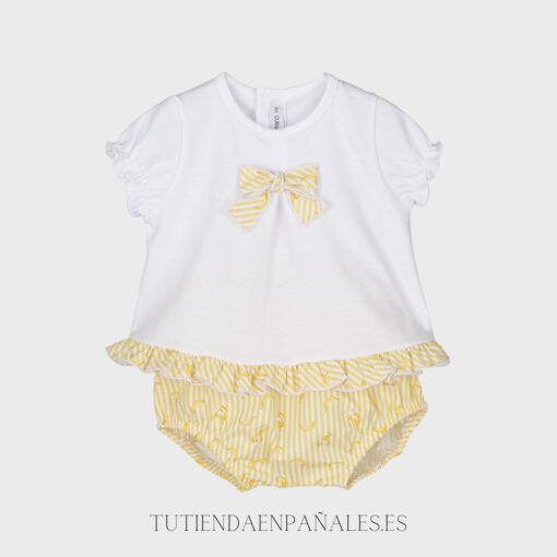 Conjunto pololo PLATANO niña