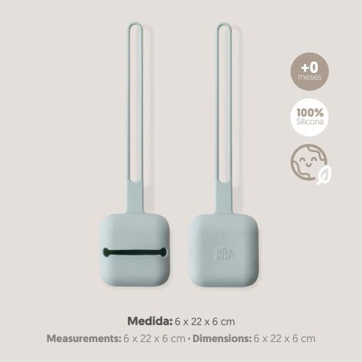 Portachupete cuadrado SILICONA Interbaby - Imagen 16