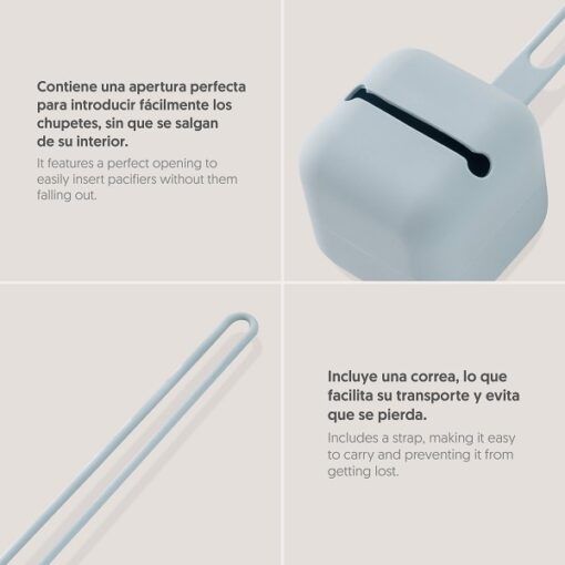 Portachupete cuadrado SILICONA Interbaby - Imagen 14