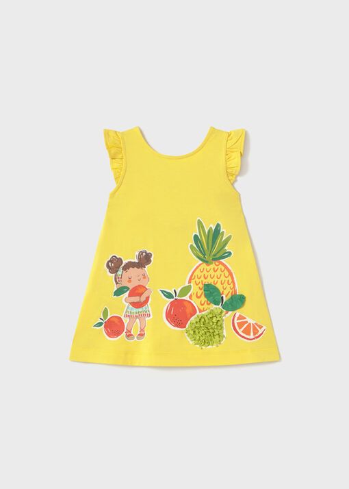 Vestido serigrafiado Mayoral YELLOW FRUITS