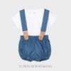 Conjunto pololo tirantes JEANS
