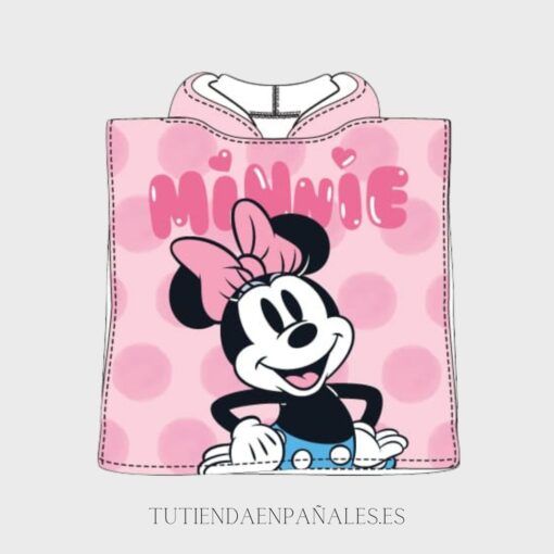 Poncho playa Disney MINNIE LUNARES