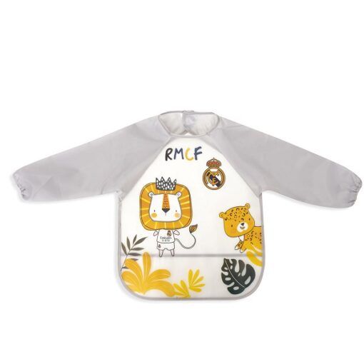 Babero plastificado con mangas LEÓN oficial Real Madrid - Imagen 3