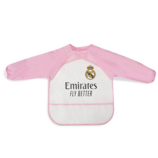 Babero plastificado con mangas ESCUDO oficial Real Madrid - Imagen 5