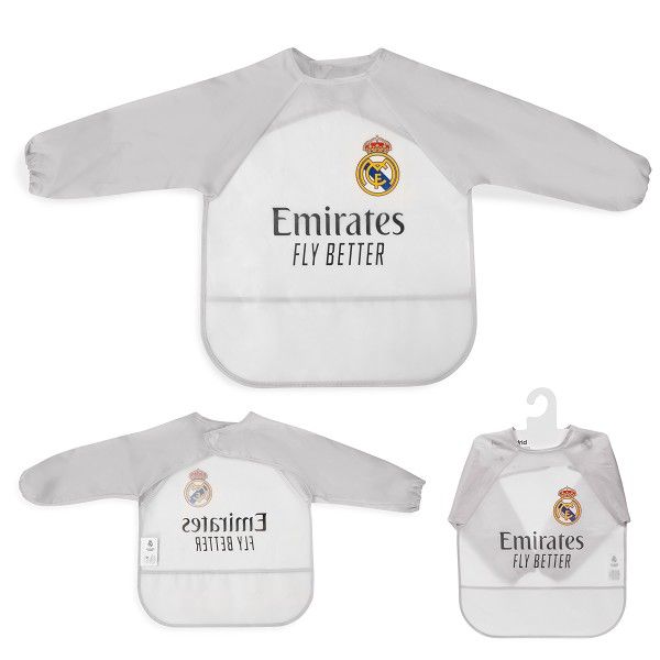 Babero plastificado con mangas ESCUDO oficial Real Madrid - Imagen 10
