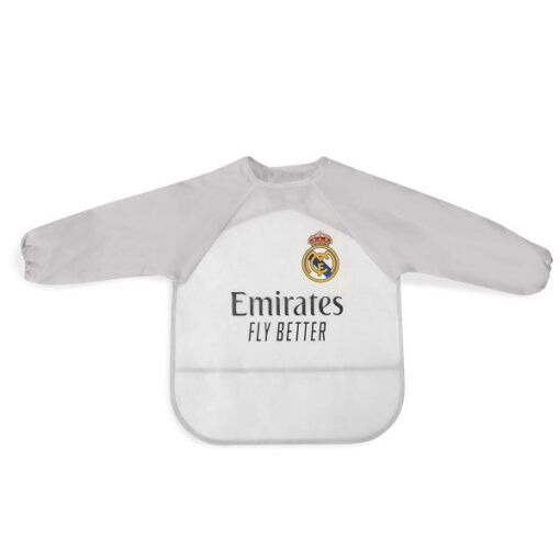 Babero plastificado con mangas ESCUDO oficial Real Madrid - Imagen 3