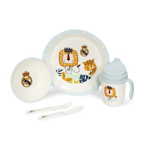 Set vajilla 5 piezas oficial Real Madrid - Imagen 7