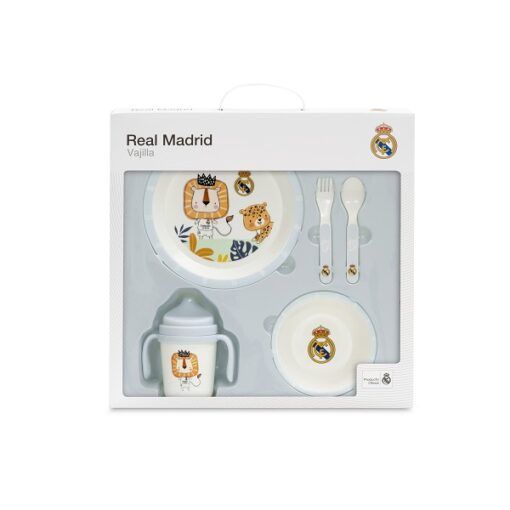 Set vajilla 5 piezas oficial Real Madrid - Imagen 6