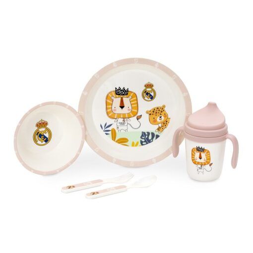 Set vajilla 5 piezas oficial Real Madrid - Imagen 5