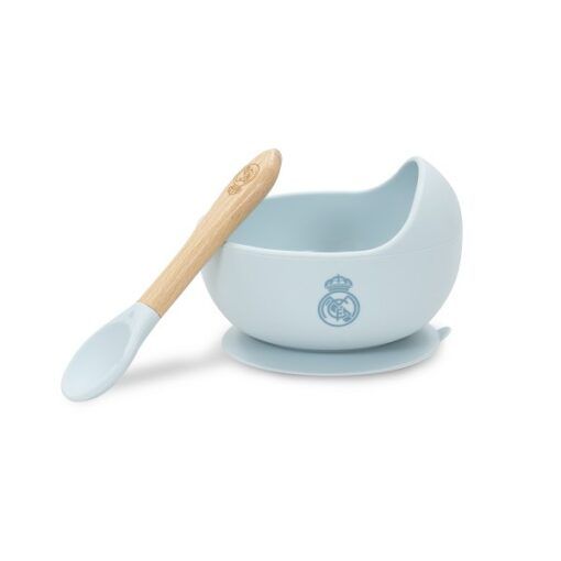 Set cuenco silicona con cuchara oficial Real Madrid - Imagen 5