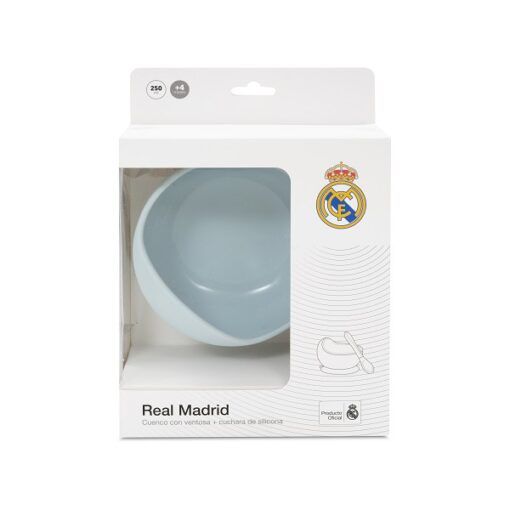 Set cuenco silicona con cuchara oficial Real Madrid - Imagen 4