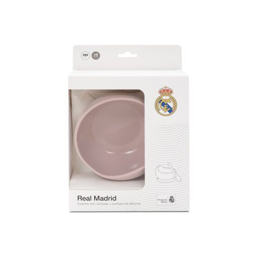 Set cuenco silicona con cuchara oficial Real Madrid - Imagen 2