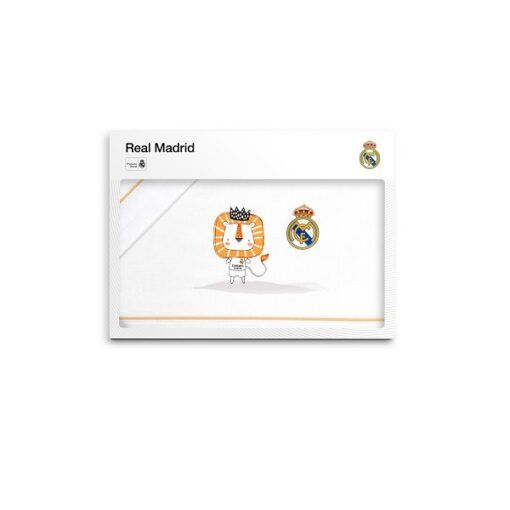 Triptico sábana algodón oficial Real Madrid - Imagen 6