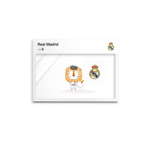 Triptico sábana algodón oficial Real Madrid - Imagen 3