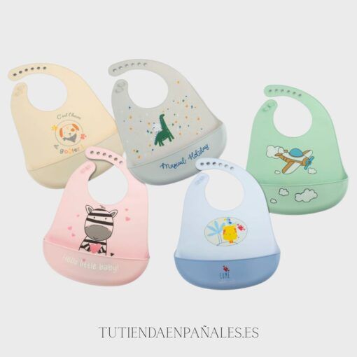 Babero silicona Gamberritos ESTAMPADO