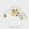 Set vajilla 5 piezas oficial Real Madrid