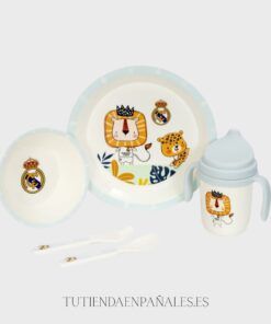 Set vajilla 5 piezas oficial Real Madrid