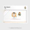 Triptico sábana algodón oficial Real Madrid