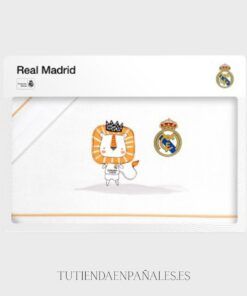 Triptico sábana algodón oficial Real Madrid