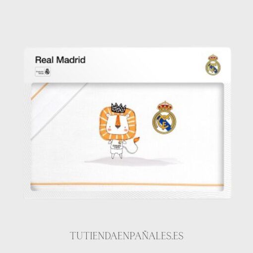 Triptico sábana algodón oficial Real Madrid