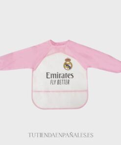 Babero plastificado con mangas ESCUDO oficial Real Madrid