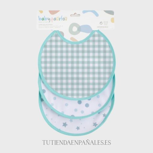 Pack baberos VICHY ESTRELLAS - Imagen 6