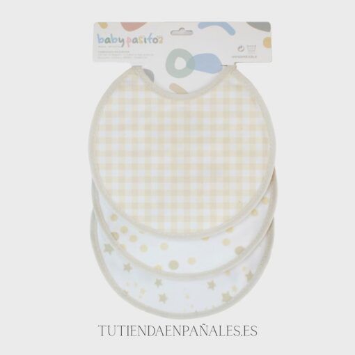 Pack baberos VICHY ESTRELLAS - Imagen 5