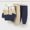 Chandal capucha Mayoral 2 pantalones TRICOLOR