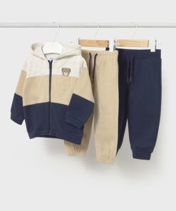 Chandal capucha Mayoral 2 pantalones TRICOLOR