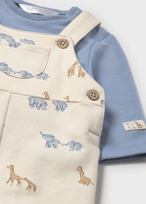 Conjunto peto estampado Mayoral SAVANA azul - Imagen 6