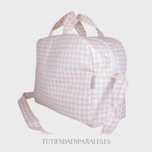 Bolso maternal plastificado CUADRO VICHY - Imagen 7