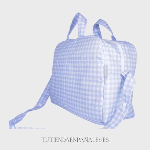 Bolso maternal plastificado CUADRO VICHY - Imagen 2