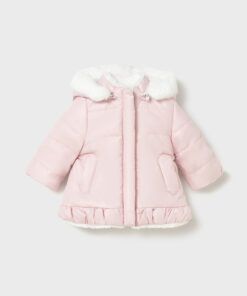 Chaquetón reversible pelos ROSA BABY Mayoral