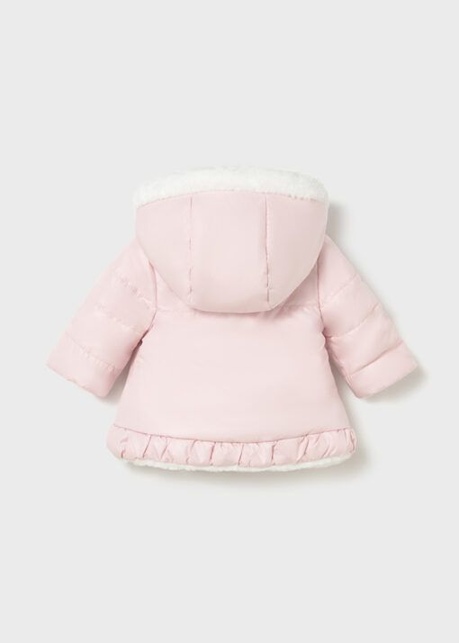 Chaquetón reversible pelos ROSA BABY Mayoral - Imagen 3