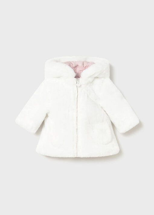 Chaquetón reversible pelos ROSA BABY Mayoral - Imagen 4