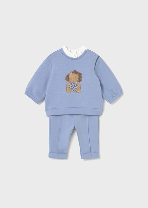 Conjunto pantalón felpa Mayoral PERRITA LAZO