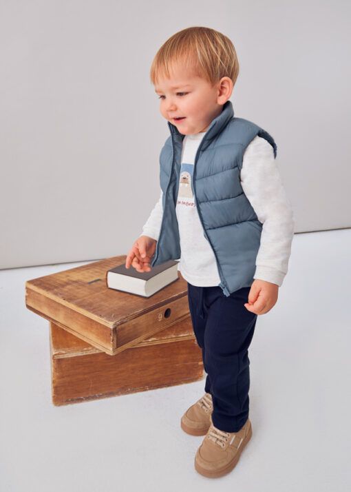 Conjunto 3 piezas chaleco Mayoral PINGÜINO iceberg