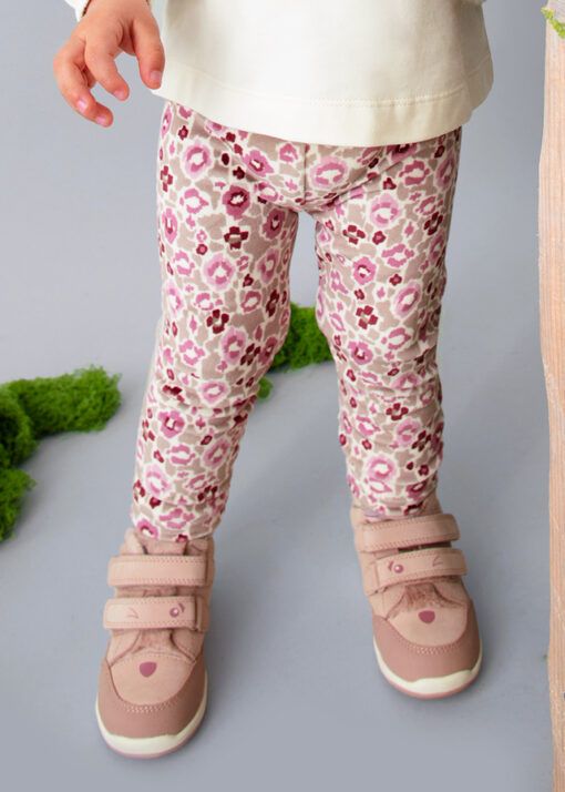 Conjunto 3 piezas chaleco Mayoral FLORES cuarzo - Imagen 3