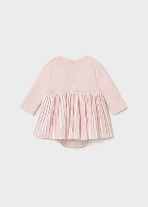 Pelele blusón Mayoral CLASIC rosa baby - Imagen 3