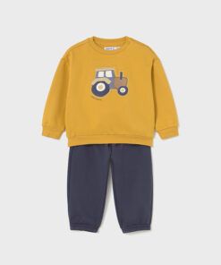 Chandal 2 piezas Mayoral TRACTOR mostaza