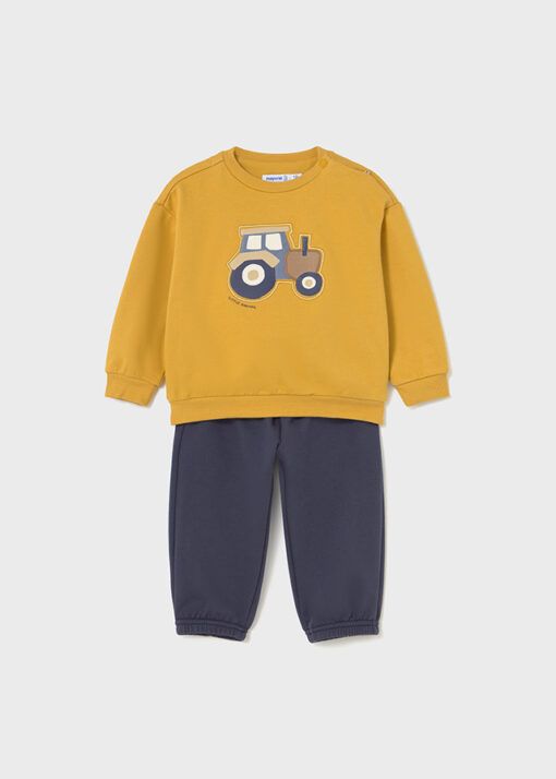 Chandal 2 piezas Mayoral TRACTOR mostaza