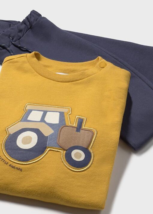 Chandal 2 piezas Mayoral TRACTOR mostaza - Imagen 4