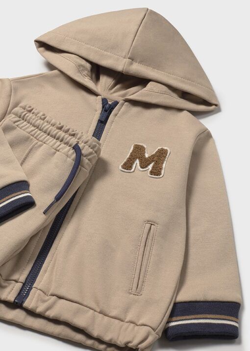Chandal 2 piezas capucha Mayoral CLASSIC beige - Imagen 4