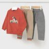 Chandal 2 pantalones Mayoral PERRO COCHE caldera