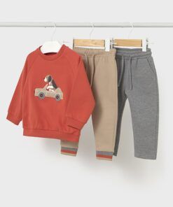 Chandal 2 pantalones Mayoral PERRO COCHE caldera