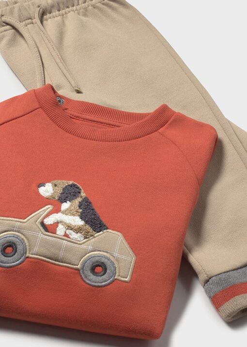 Chandal 2 pantalones Mayoral PERRO COCHE caldera - Imagen 5